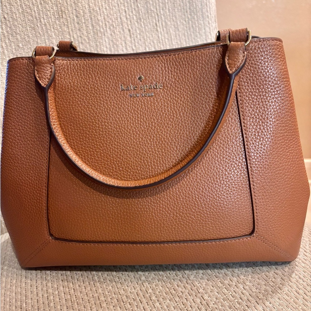 Kate Spade Lena Satchel Leather Shoulder Bag